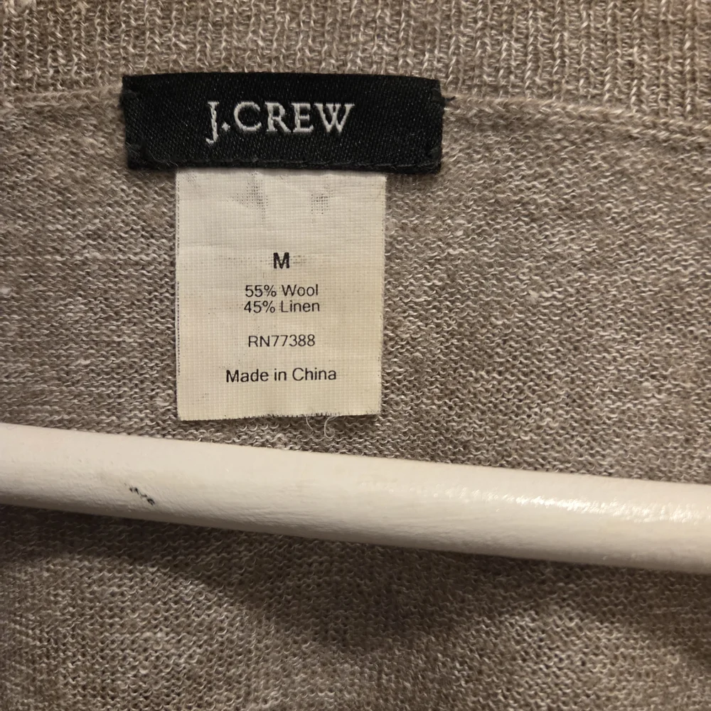 J Crew Women's Linen Wool Cardigan Sweater - Picture 7 of 11